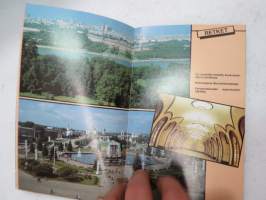Moskova -matkailuesite / travel brochure, Moscow