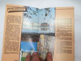 Moskova -matkailuesite / travel brochure, Moscow