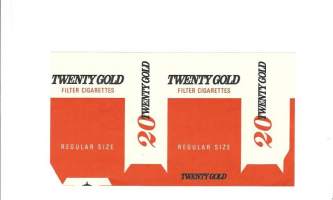 Twenty Gold   tupakka-aski aihio valm 1969-