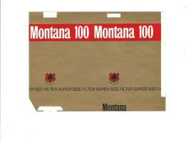 Montana 100   tupakka-aski aihio  valm 1968-69