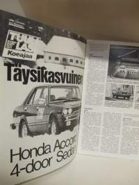 Honda Accord 4-door Sedan -myyntiesite+erip, Tuulilasin koeajo 1978/4