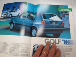 Volkswagen - Uudet Volkswagenit 1988 -myyntiesite / brochure