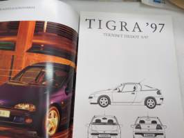 Opel Tigra 1997 -myyntiesite / brochure