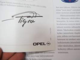 Opel Tigra 1997 -myyntiesite / brochure