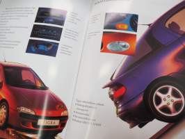 Opel Tigra 1997 -myyntiesite / brochure