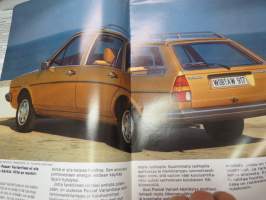 Volkswagen Passat Variant 1981 -myyntiesite / brochure