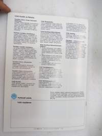 Volkswagen Passat 1988 -myyntiesite / brochure