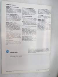 Volkswagen Passat Variant 1989 -myyntiesite / brochure