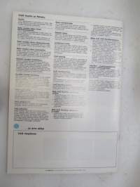 Volkswagen Passat 1987 -myyntiesite / brochure