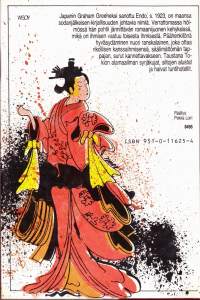 Verraton hölmö, 1983. 1. painos.Japanin Graham Greeneksi sanottu Endo, s. 1923, on maansa sodanjälkeisen kirjallisuuden johtavia nimiä. Verrattomassa