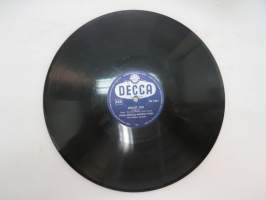Decca SD 5341 Juha Eirto &amp; Metro-tytöt - Kellot soi / Hurmio -savikiekkoäänilevy, 78 rpm record