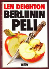 Berliinin peli, 1985. 1. painos.Vakoilujännityksen mestari ylittää itsensä!&quot;Deighton ei ole yhdessäkään aikaisemmassa romaanisaan onnistunut