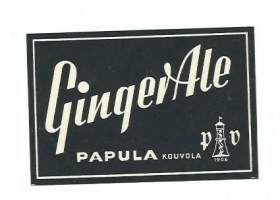 Ginger Ale-  juomaetiketti