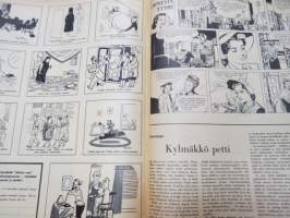 Viikko Sanomat 1957 nr 2, ilmestynyt 11.1.1957, sis. mm. seur. artikkelit / kuvat / mainokset; Kansikuva &quot;Tyttö ja luistin&quot; - Takakansikuva Helsinki Hietalahti