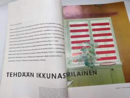 Kaunis Koti 1967 nr 6, sis. mm. seur. artikkelit / kuvat / mainokset; Kaunista kaakeleilla, Sotka, Asko, Tehdään ikkunasta erilainen, Elävää seinäpintaa,