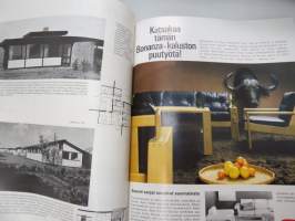 Kaunis Koti 1967 nr 6, sis. mm. seur. artikkelit / kuvat / mainokset; Kaunista kaakeleilla, Sotka, Asko, Tehdään ikkunasta erilainen, Elävää seinäpintaa,