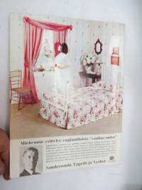 Kaunis Koti 1967 nr 6, sis. mm. seur. artikkelit / kuvat / mainokset; Kaunista kaakeleilla, Sotka, Asko, Tehdään ikkunasta erilainen, Elävää seinäpintaa,