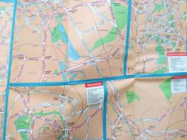 Esso Auto-Karte Deutschland Nord 1965 -tiekartta / road map