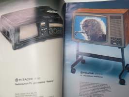 Hitachi TV, Radio, Stereo 1978 -myyntiesite / brochure