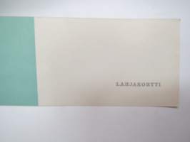 Forssan-Tammelan Säästöpankki lahjakortti Pentti Kataja, 50,00 mk nr 515, 31.5.1963 -lunastettu lahjakortti, jonka on lahjoittanut Hymy-rahasto -gift certificate