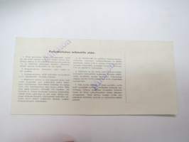 Korkeakorkoinen talletus  Tili nr 234, A.L. 2.120:- mk, 24.2.1967 -deposit certificate