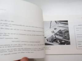 Peugeot 204 Köranvisningar och underhäll -käyttöohjekirja ruotsiksi / owner´s manual in swedish