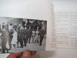 Festum 119 1965 (RUK kurssi 119) -kurssijuhlan daameille tarkoitettu opasvihkonen järjestelyistä ym. -guide book for ladies attending non-commissioned officer´s