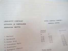 Festum 119 1965 (RUK kurssi 119) -kurssijuhlan daameille tarkoitettu opasvihkonen järjestelyistä ym. -guide book for ladies attending non-commissioned officer´s