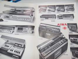 AIWA Stereo / Radio -myyntiesite / brochure