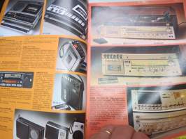AIWA Stereo / Radio -myyntiesite ruotsiksi / brochure