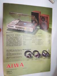 AIWA Stereo / Radio -myyntiesite / brochure