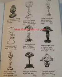 Antiques and their values. Glas