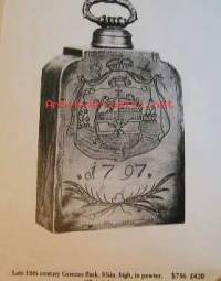 Antiques and their values.Pewter