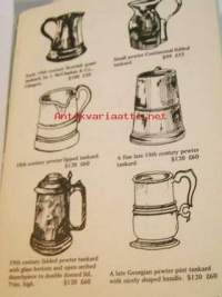 Antiques and their values.Pewter