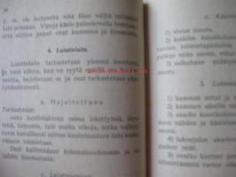 K.K:N 09 ja siihen kuuluvan kaluston sekä kiväärin 91 tarkastusohjeet