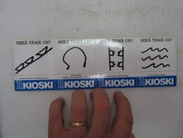 Mikä tämä on? - R Kioski -tarrasarja / stickers