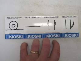Mikä tämä on? - R Kioski -tarrasarja / stickers
