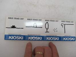 Mikä tämä on? - R Kioski -tarrasarja / stickers
