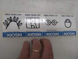 Mikä tämä on? - R Kioski -tarrasarja / stickers