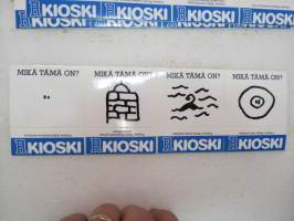 Mikä tämä on? - R Kioski -tarrasarja / stickers