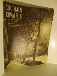 Suomen Kuvalehti 1949 / 9-12 - 26.3.1949 sis mm,Suomesta lähteneet pakolaislaivat.Mitä on hypnoosi.ym