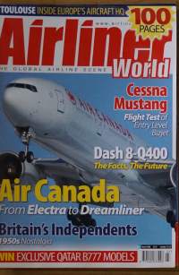 Airliner World 3/2008 / Cessna Mustang, Dash 8-Q400, Air Canada, !950 nostalgia
