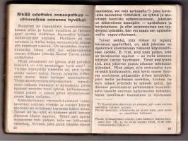 Käsiteollisuus kalenteri 1950. Normaalien    allakan tietojen lisäksi tietoa  todella  monista  tuon  ajan  oppilaitoksista  joita  on  ollut  rusaasti  Suomessa.