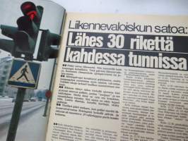 Tuulilasi 1977 nr 2, sis. mm. seur. artikkelit / kuvat / mainokset; Korjaamotestissä Peugeot ja Polski Fiat, Pikkudieselit Peugeot 304 GLD &amp; VW Golf GLD