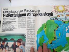 Tuulilasi 1977 nr 2, sis. mm. seur. artikkelit / kuvat / mainokset; Korjaamotestissä Peugeot ja Polski Fiat, Pikkudieselit Peugeot 304 GLD &amp; VW Golf GLD
