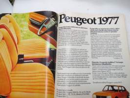 Tuulilasi 1977 nr 2, sis. mm. seur. artikkelit / kuvat / mainokset; Korjaamotestissä Peugeot ja Polski Fiat, Pikkudieselit Peugeot 304 GLD &amp; VW Golf GLD