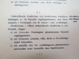 Avtal för Finska Pappersbruksföreningen 1922 -sopimuskirja