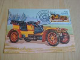 1902 Mercedes Simplex, auto, 1983, Sao Tome &amp; Principe, maksikortti, FDC.  Katso myös muut kohteeni mm. noin 1500 erilaista amerikkalaista ensipäiväkuorta