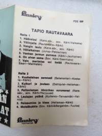 Tapsan parhaat (Tapio Rautavaara) - Finnlevy FDE 008 C-kasetti / C-Cassette