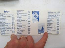 Finnlevy kasettiluettelo / cassette catalog